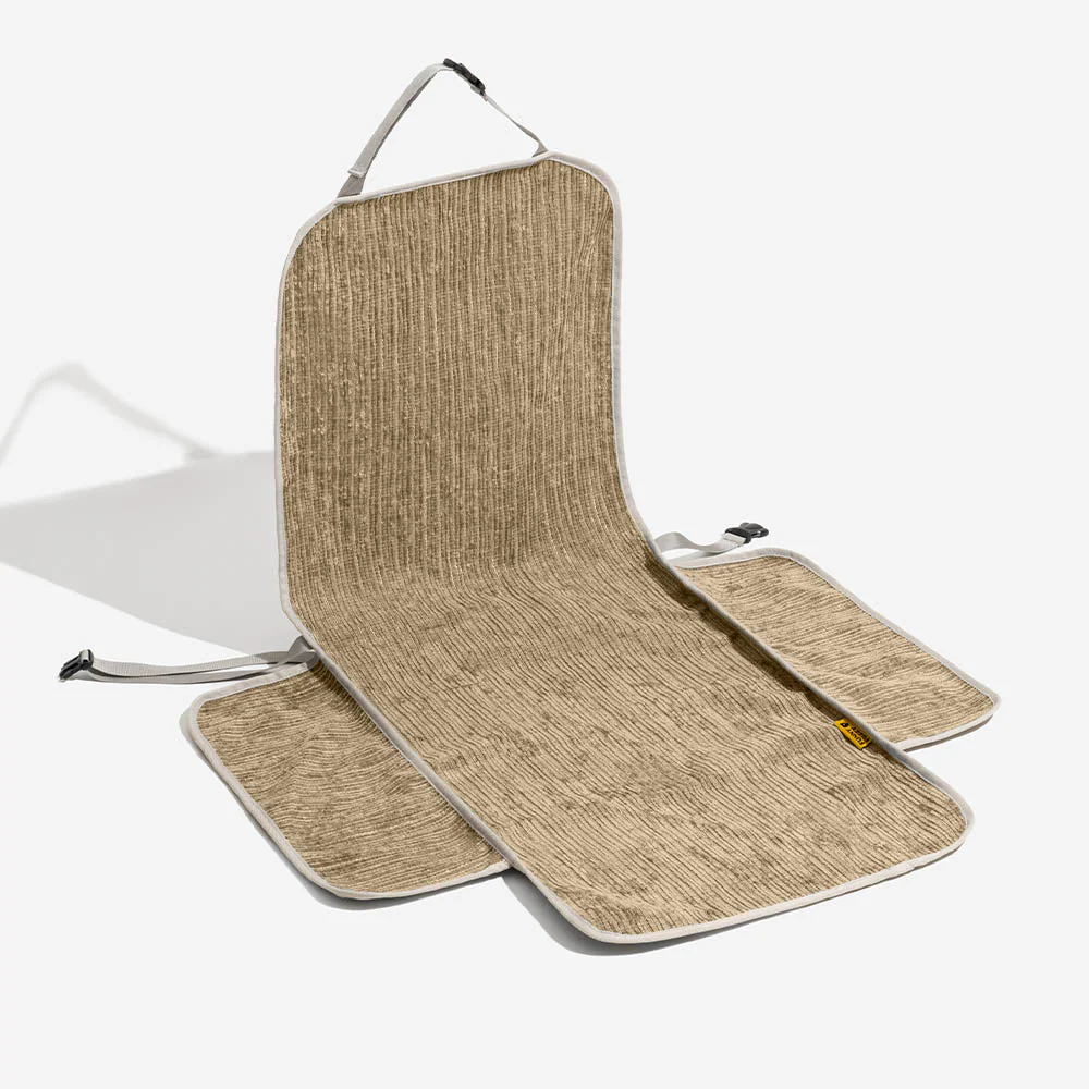 Housse de protection siège auto pour animaux chenille rayée imperméable - Road Safer - Image 9