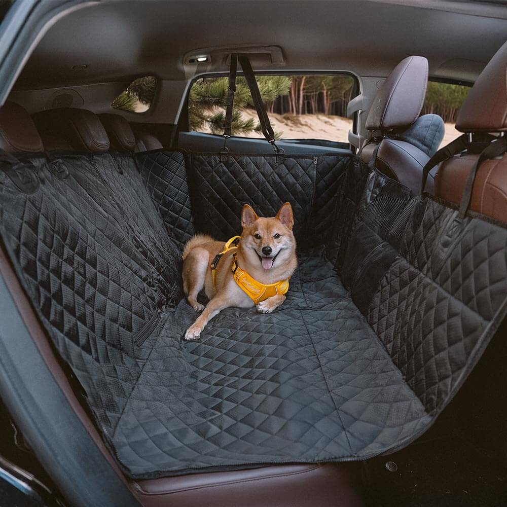 Housse de siège arrière imperméable et multifonction pour chien convertible pour voiture - Image 15