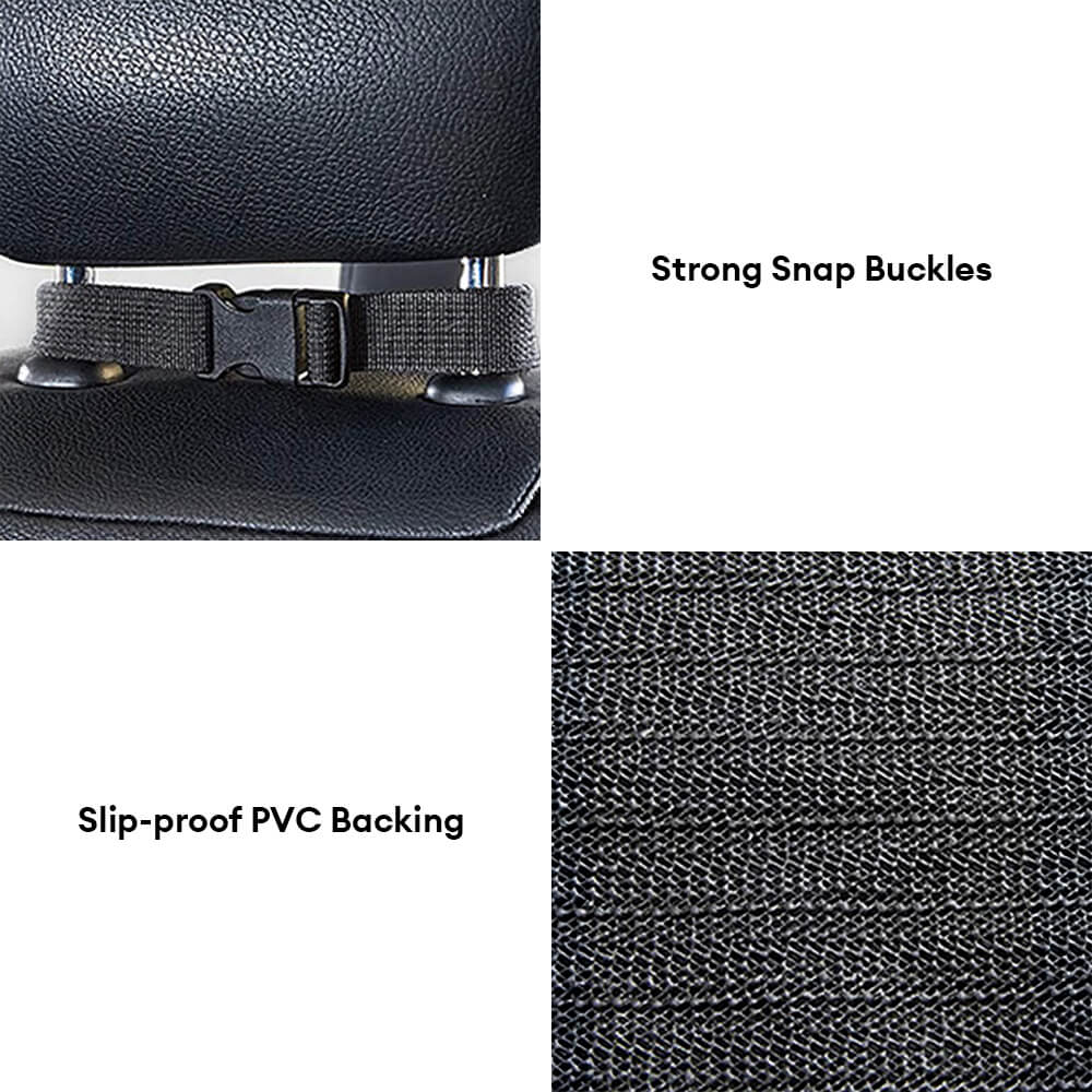 Housse de siège arrière imperméable et multifonction pour chien convertible pour voiture - Image 8