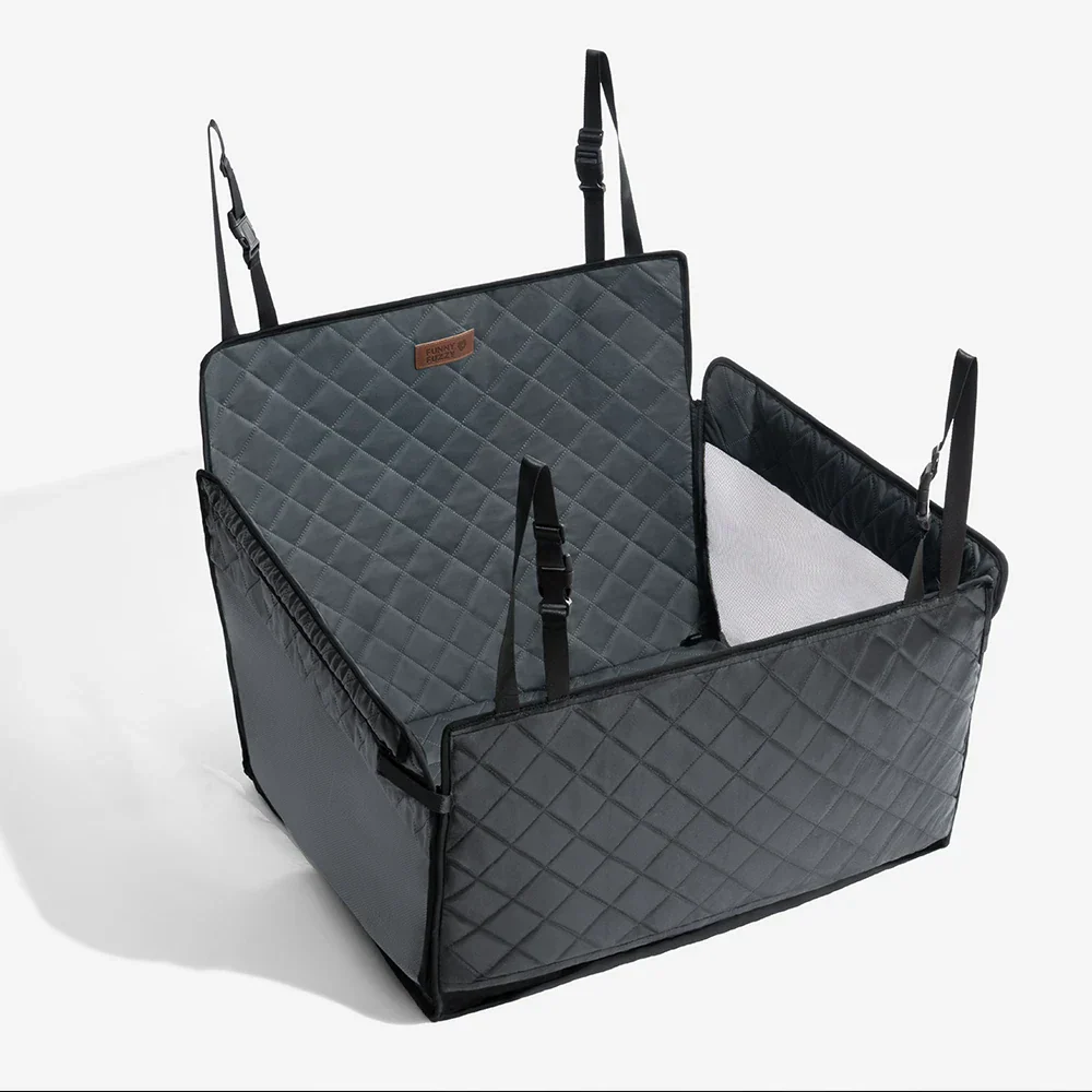 Housse de siège auto pour chien en simili cuir premium résistante à l'eau - RideProtector - Image 12