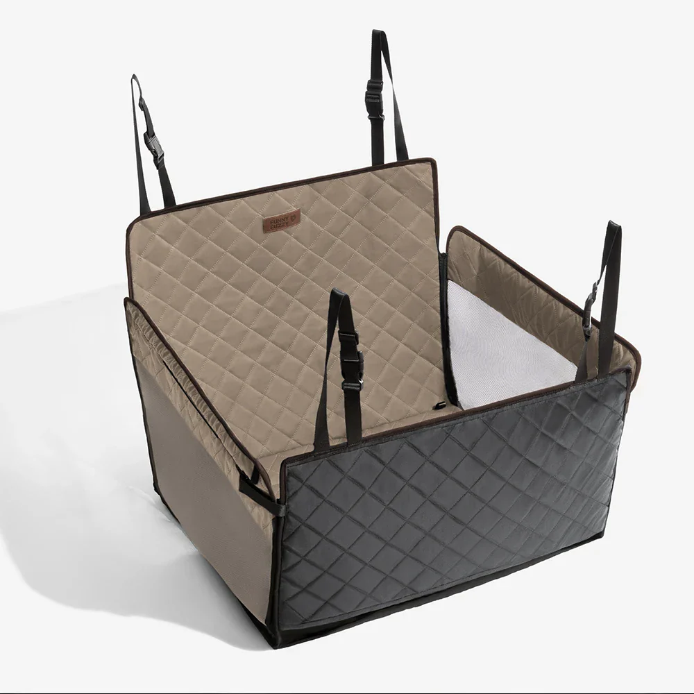 Housse de siège auto pour chien en simili cuir premium résistante à l'eau - RideProtector - Image 13