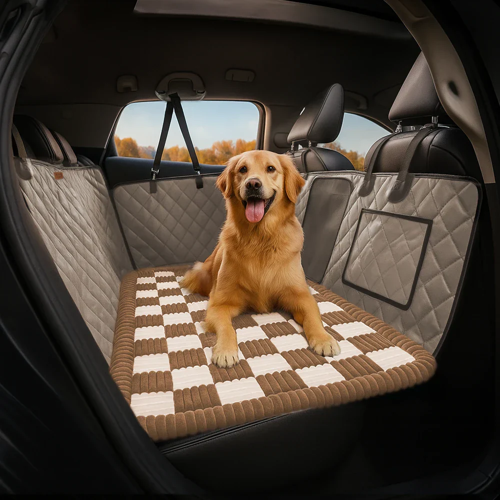 Housse de siège auto pour chien en simili cuir premium résistante à l'eau - RideProtector - Image 18