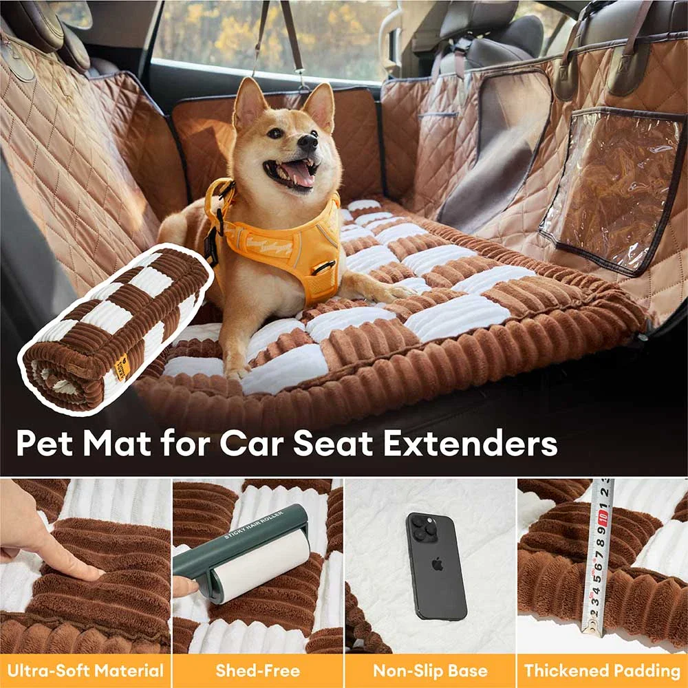 Housse de siège auto pour chien en simili cuir premium résistante à l'eau - RideProtector - Image 8