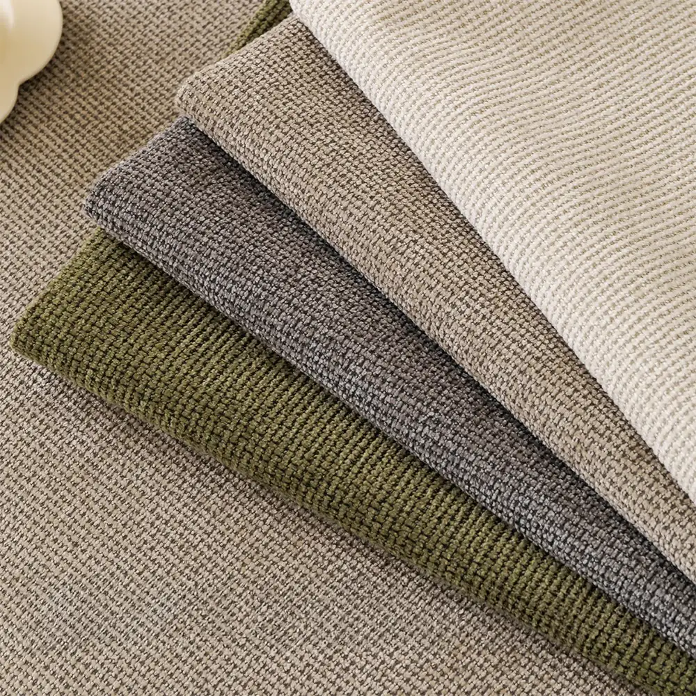 Housse fauteuil de canapé 3 places en chenille résistant aux rayures, durable, déperlant et antidérapant. - Image 11