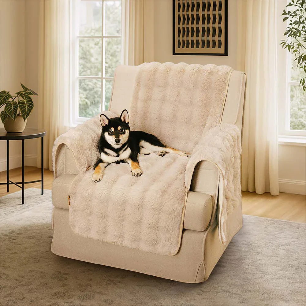 Housses de fauteuils de canapé inclinables imperméables et douces, protecteurs de meubles en peluche pour canapés - Image 2