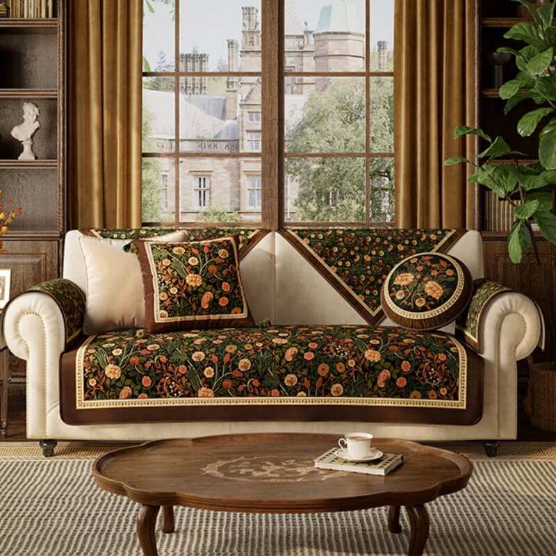 Housses de protection antidérapantes pour meubles de jardin luxe vintage - Image 10