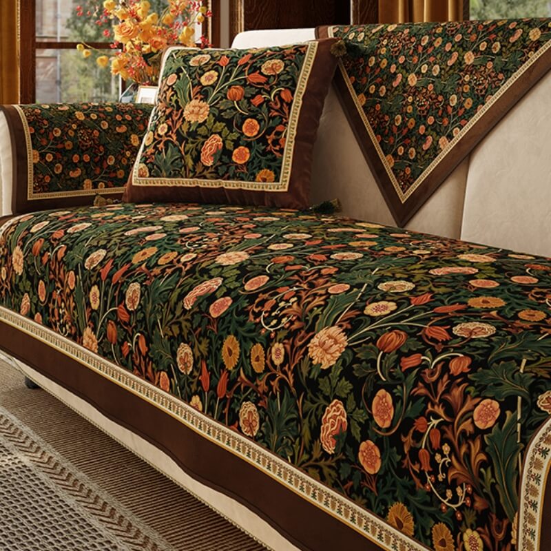 Housses de protection antidérapantes pour meubles de jardin luxe vintage - Image 9