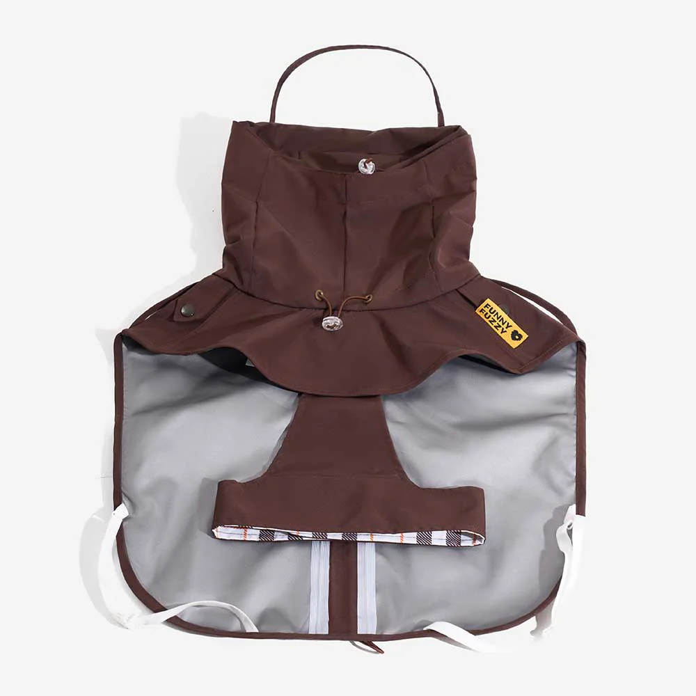Imperméable ajustable pour chien à carreaux vintage protection contre les intempéries - Image 22