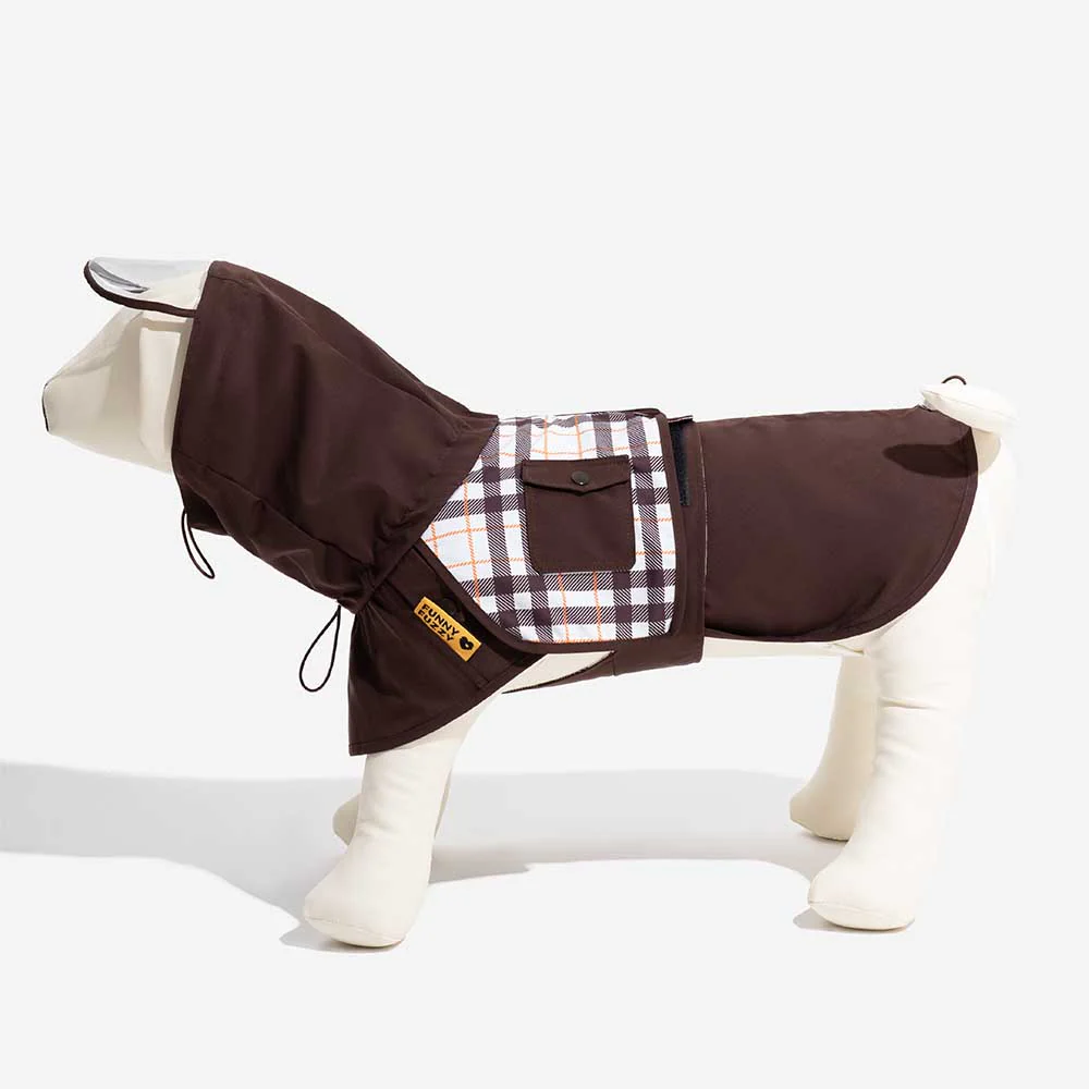 Imperméable ajustable pour chien à carreaux vintage protection contre les intempéries - Image 23