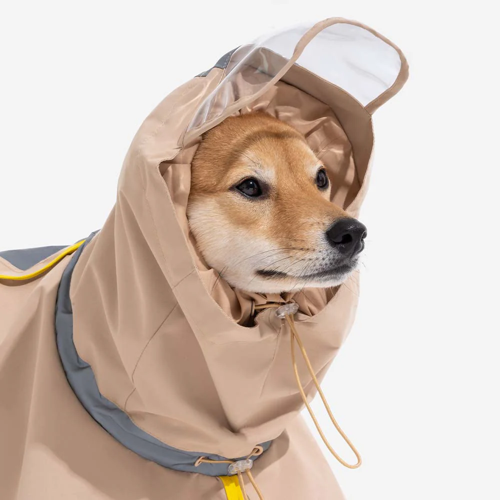 Imperméable réfléchissant réglable avec poche pour chien et maître - Restez au sec - Image 10
