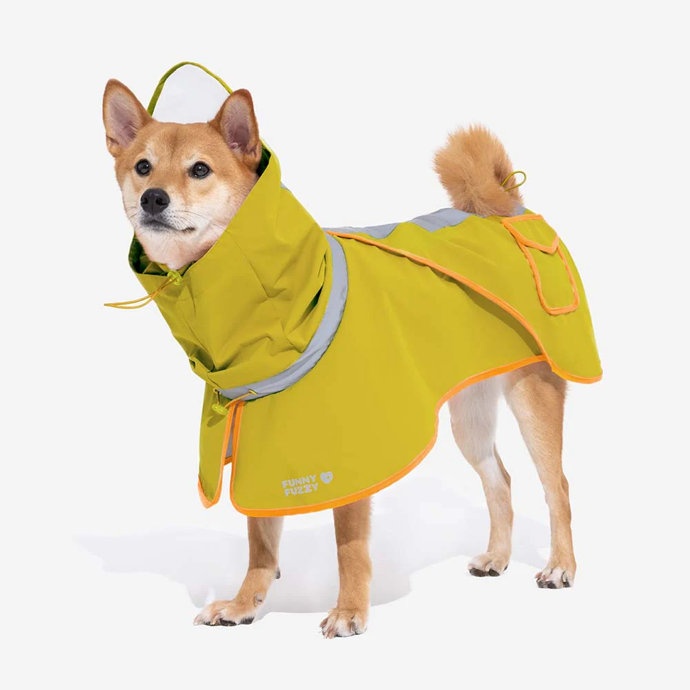 Imperméable réfléchissant réglable avec poche pour chien et maître - Restez au sec - Image 19