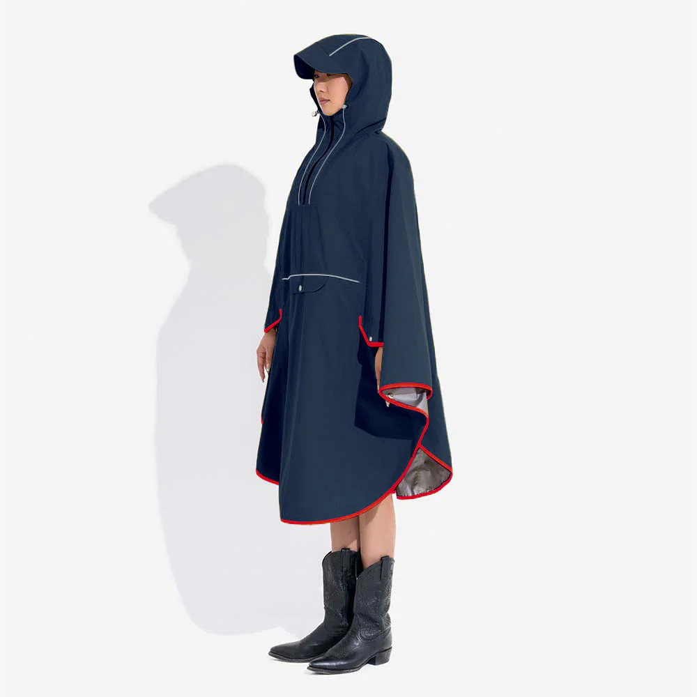 Imperméable réfléchissant réglable avec poche pour chien et maître - Restez au sec - Image 27