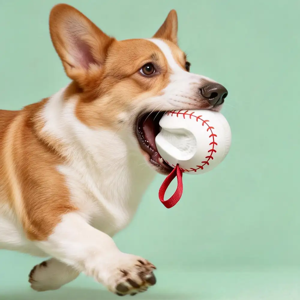 Jouet à mâcher interactif élastique pour chien - Dents et jeu - Image 3