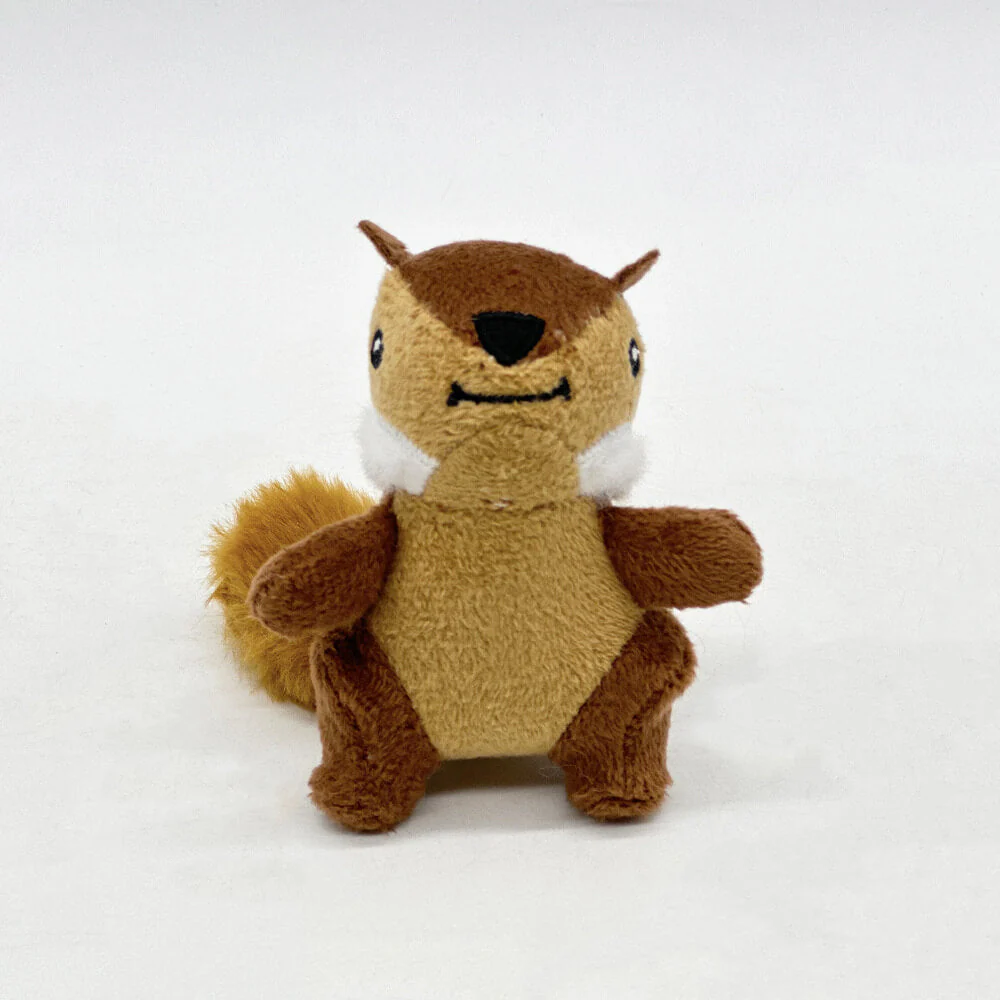 Jouet interactif pour chien écureuil avec tronc d'arbre - Image 2