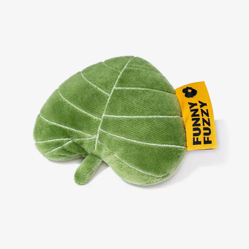 Jouet pour chien en peluche en forme de feuille avec couineur - Funnyfuzzy SnugNest - Image 5