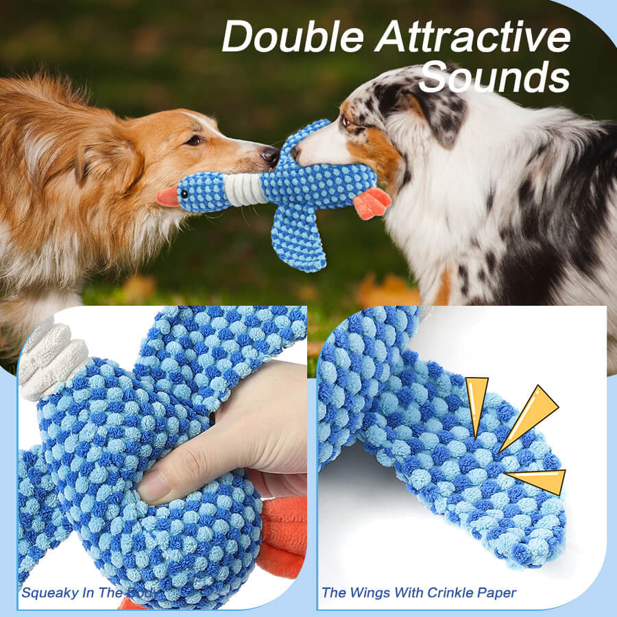 Jouet résistant aux morsures de chien avec sifflet - Oiseau - Image 3
