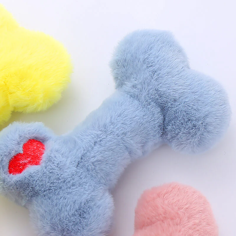 Jouet Squeaky en Peluche pour Chien Funny Bone - Image 3