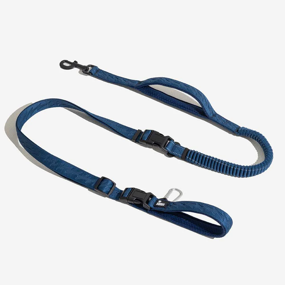 Laisse pour chien grande taille nylon réfléchissante réglable polyvalente avec poignée souple - Flexi Walker - Image 18