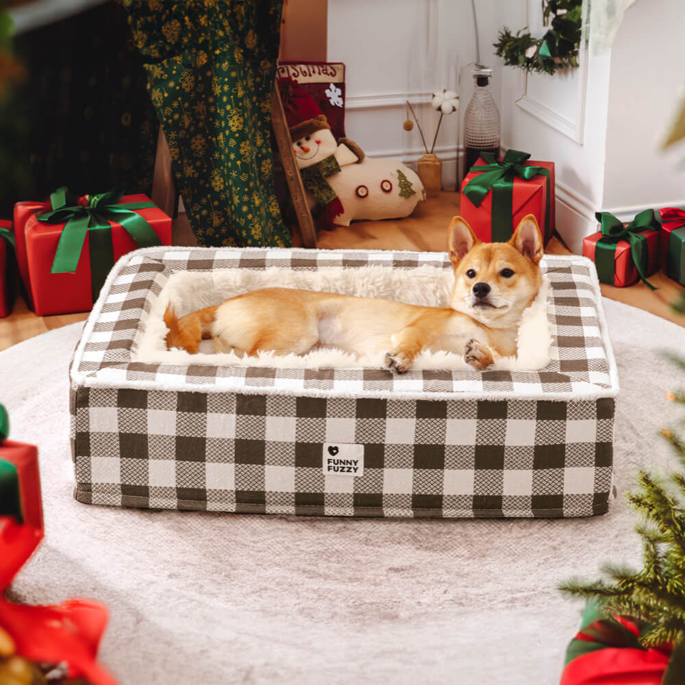Lit agréable pour chien classique pour fêtes - Image 10