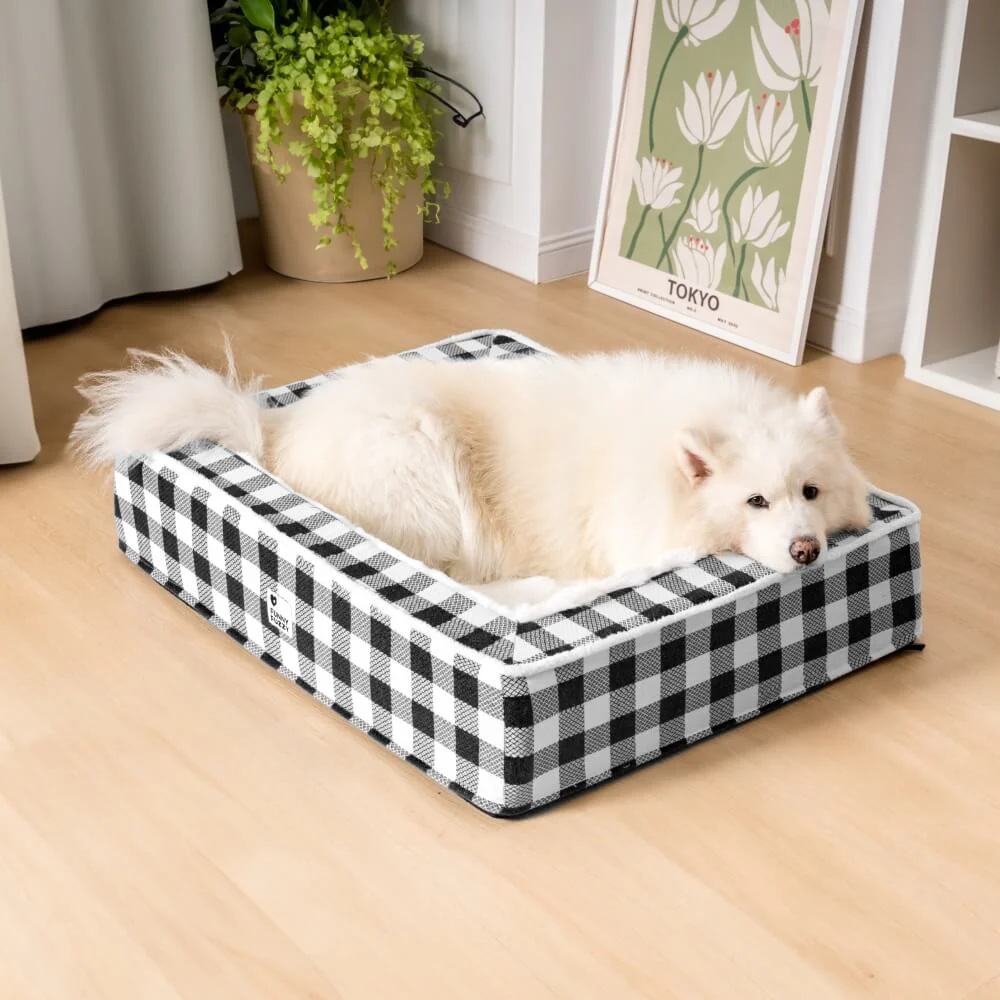 Lit agréable pour chien classique pour fêtes - Image 4