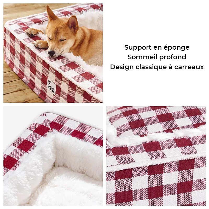 Lit agréable pour chien classique pour fêtes - Image 5