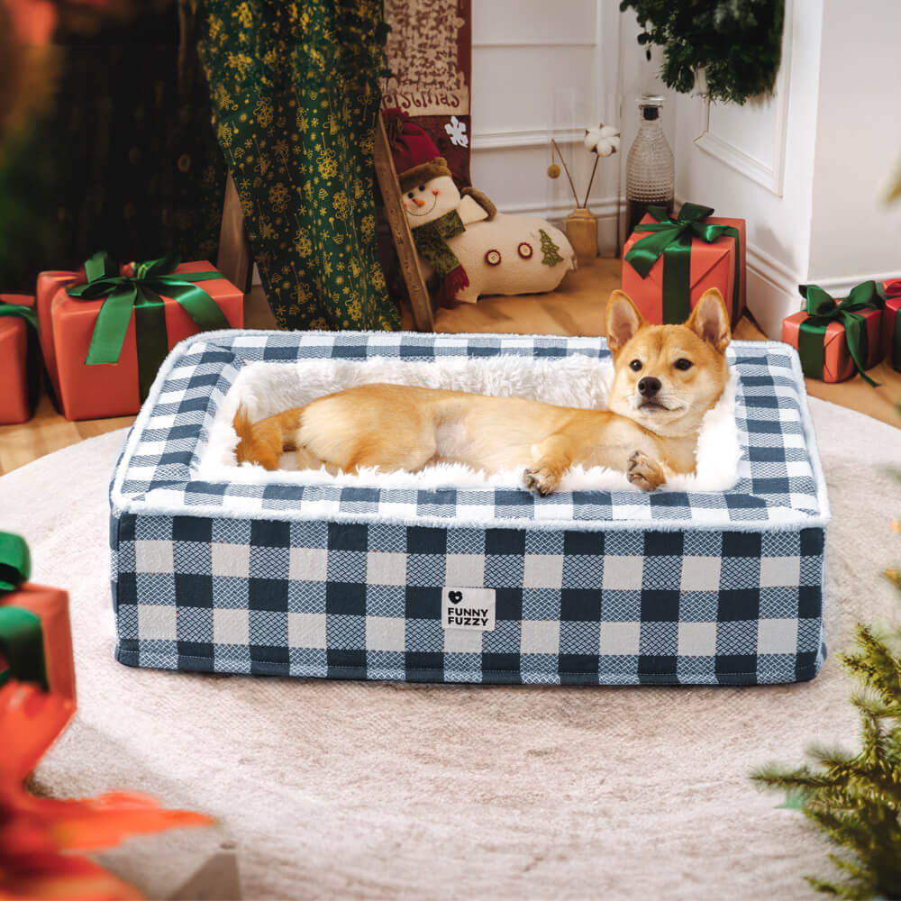 Lit agréable pour chien classique pour fêtes - Image 7