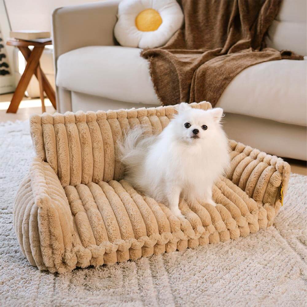 Lit canapé orthopédique doux lavable et moelleux pour chien - Rêve Douillet - Image 14