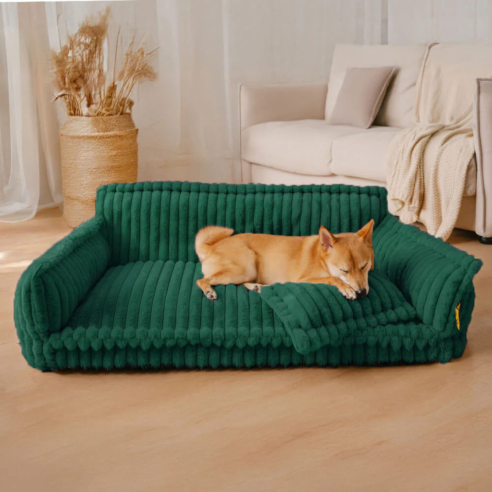 Lit canapé orthopédique doux lavable et moelleux pour chien - Rêve Douillet - Image 16