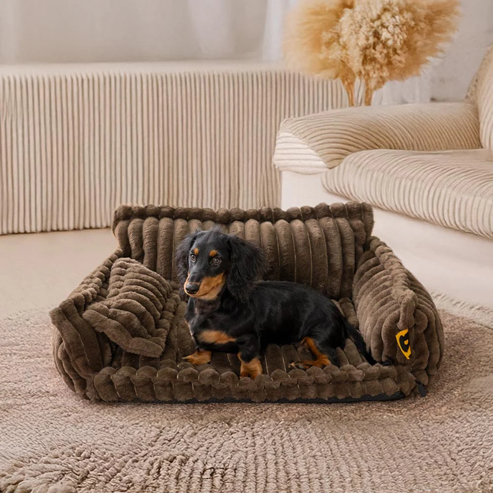 Lit canapé orthopédique doux lavable et moelleux pour chien - Rêve Douillet - Image 19