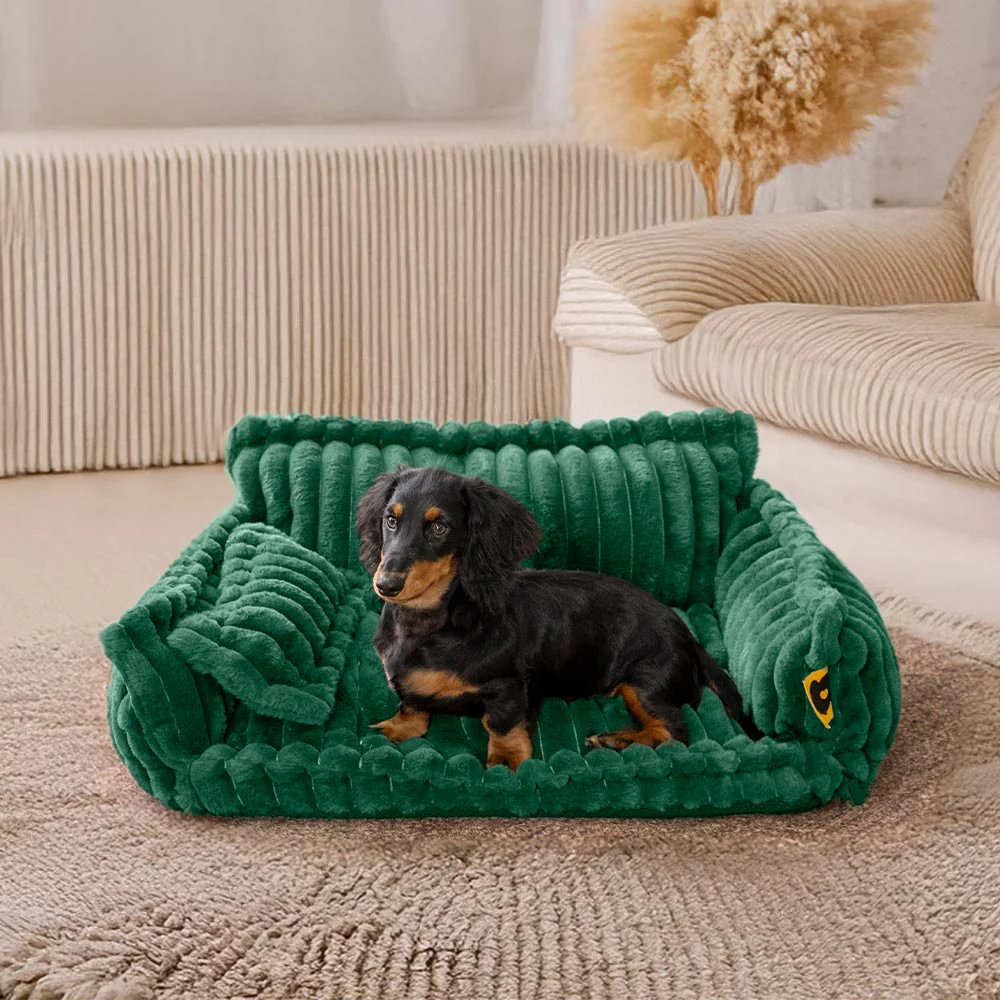 Lit canapé orthopédique doux lavable et moelleux pour chien - Rêve Douillet - Image 20