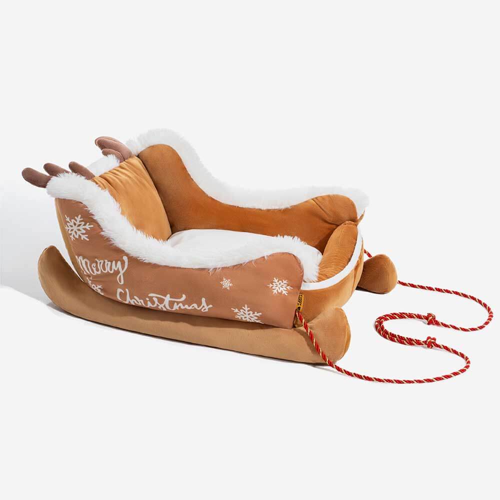 Lit douillet festif pour chien - Traîneau de Noël - Image 18