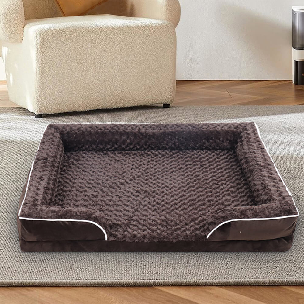 Lit orthopédique pour chien détachable déperlant avec soutien intégral - Image 13