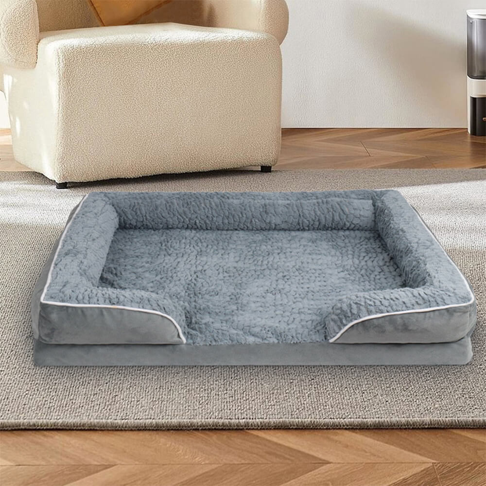 Lit orthopédique pour chien détachable déperlant avec soutien intégral - Image 15