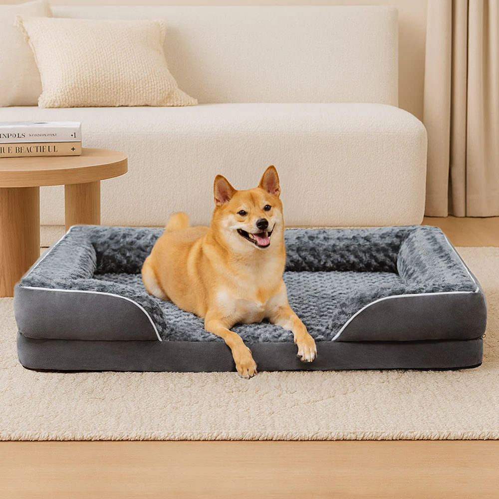 Lit orthopédique pour chien détachable déperlant avec soutien intégral - Image 3
