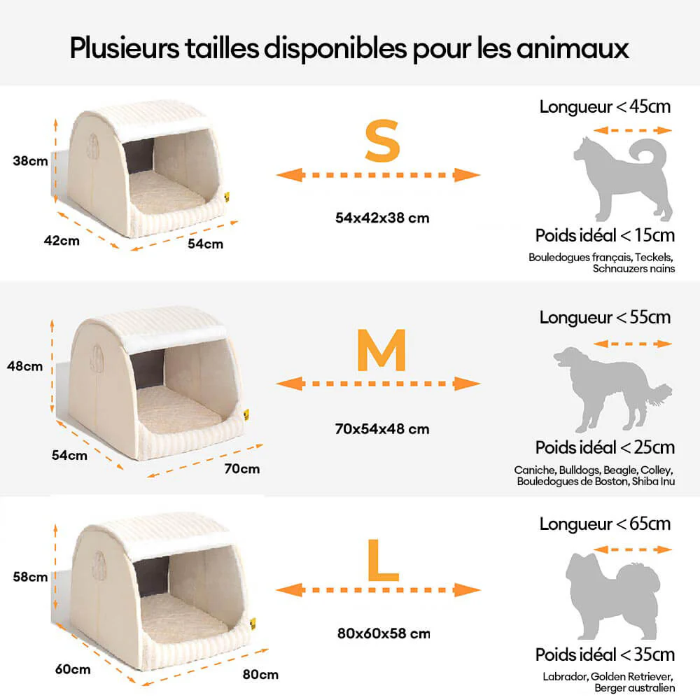 Lit orthopédique pour chien confortable - Stripe Trendy Maison - Image 16