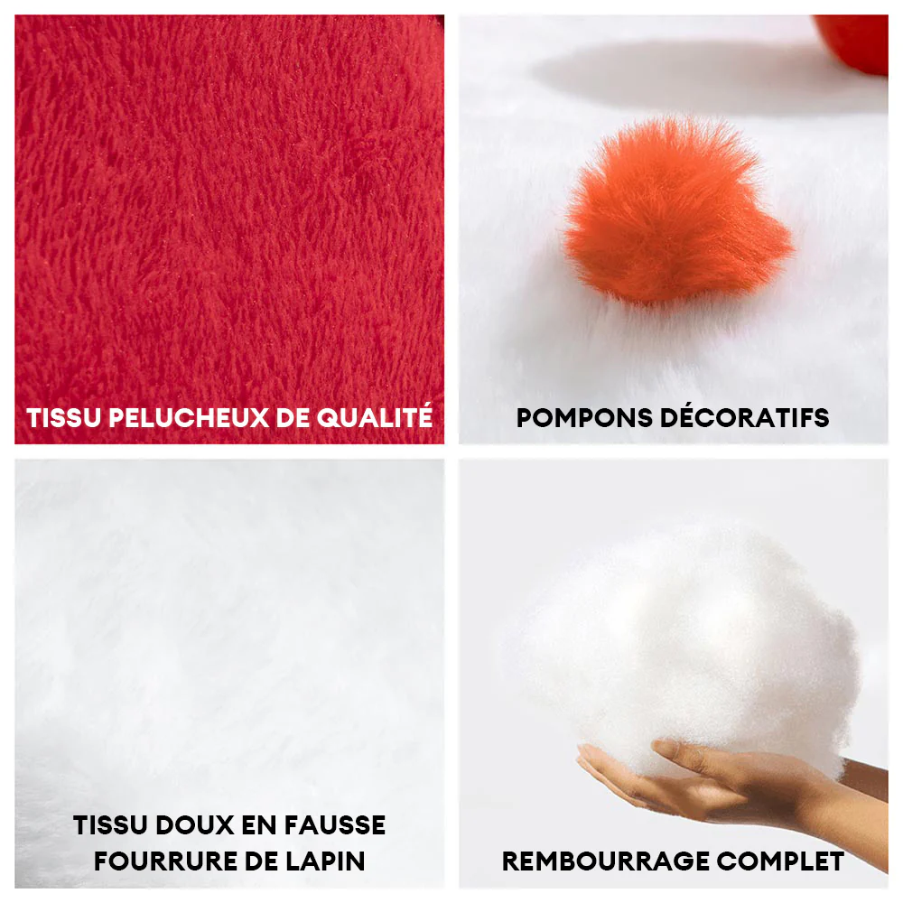 Lit orthopédique pour chien Maison de Neige Festive - Chaleur de Noël - Image 11