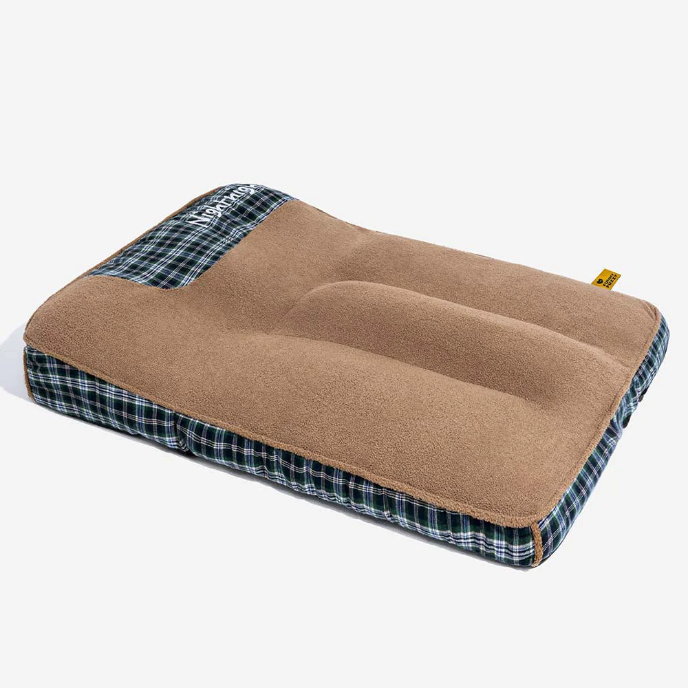 Lit rectangulaire extra-large pour chien en tissu Teddy fluffy lavable - Night - Image 12