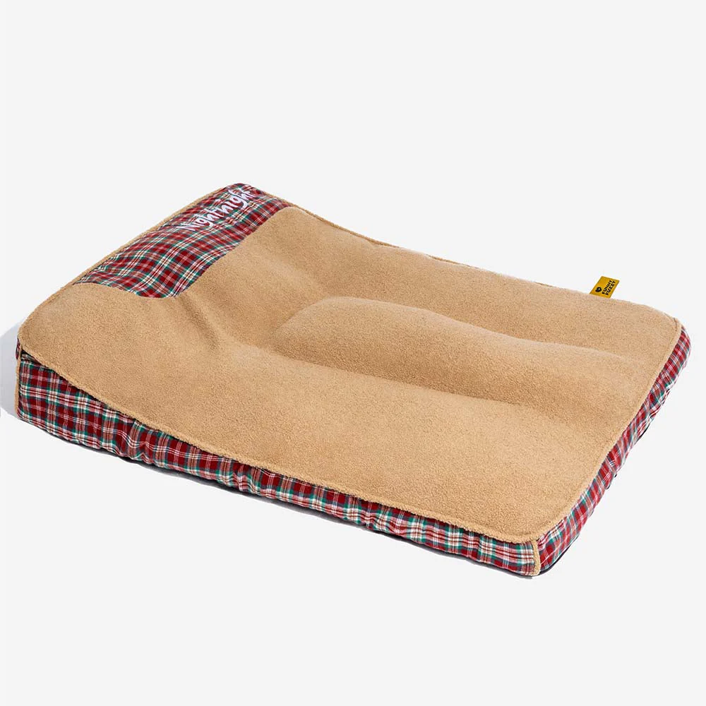 Lit rectangulaire extra-large pour chien en tissu Teddy fluffy lavable - Night - Image 14