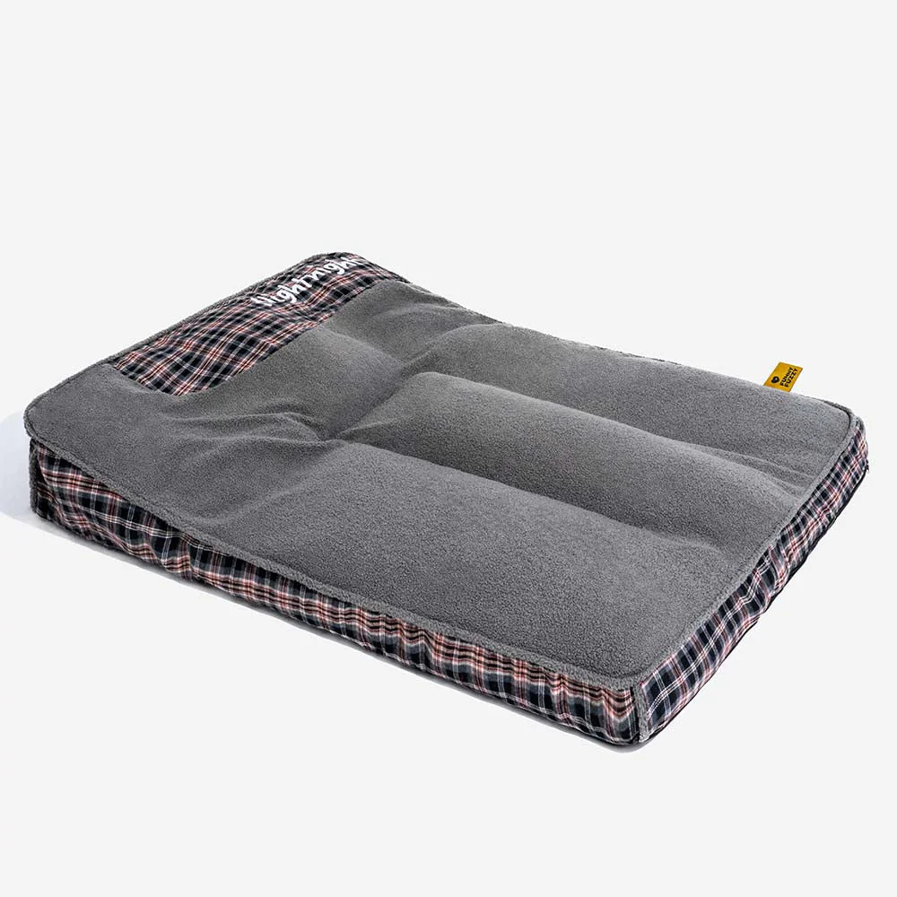 Lit rectangulaire extra-large pour chien en tissu Teddy fluffy lavable - Night - Image 16