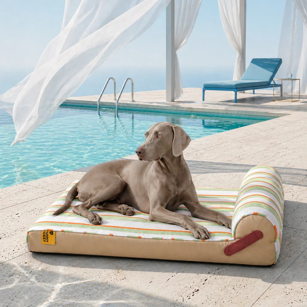 Lit orthopédique tapis rafraichissant grands chien - Chill Nest - Image 2