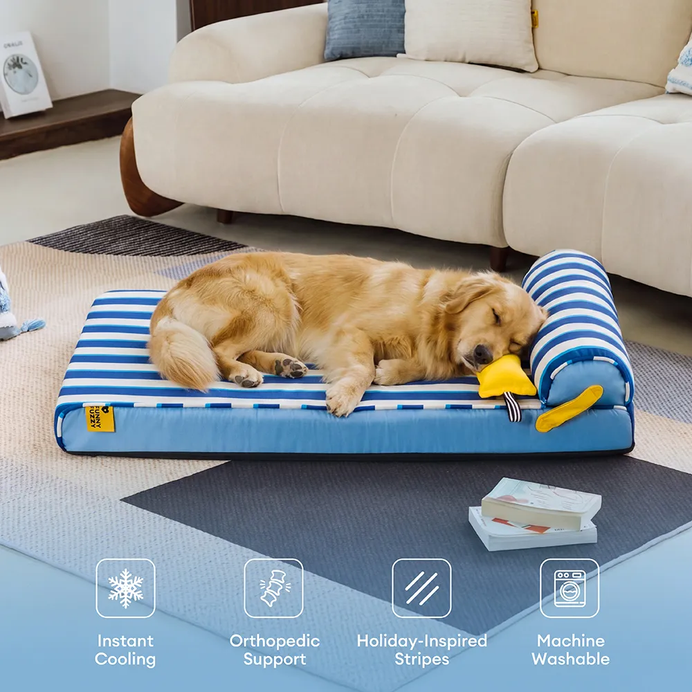 Lit orthopédique tapis rafraichissant chien - Chill Nest - Image 2