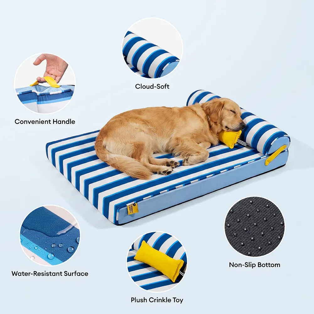 Lit orthopédique tapis rafraichissant chien - Chill Nest - Image 6