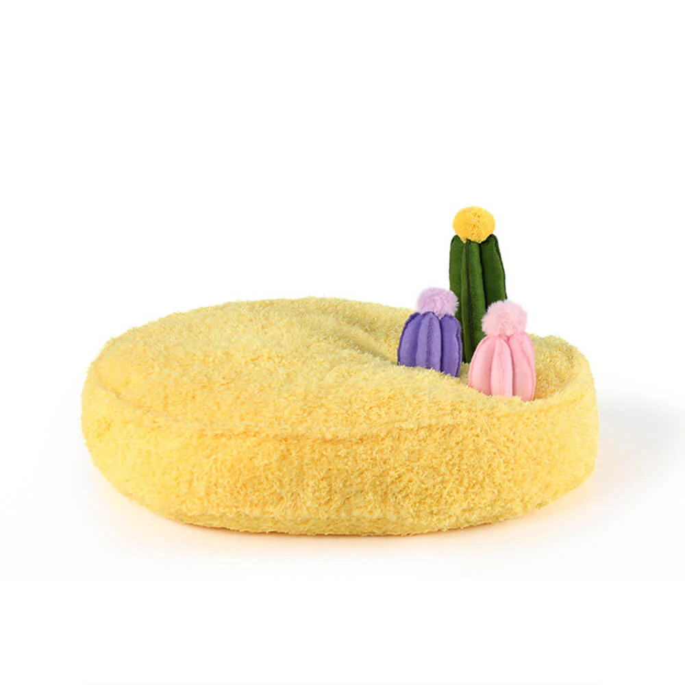 Lit pour animal de compagnie en peluche 2 en 1 Jungle Explorer - Parc naturel - Image 9