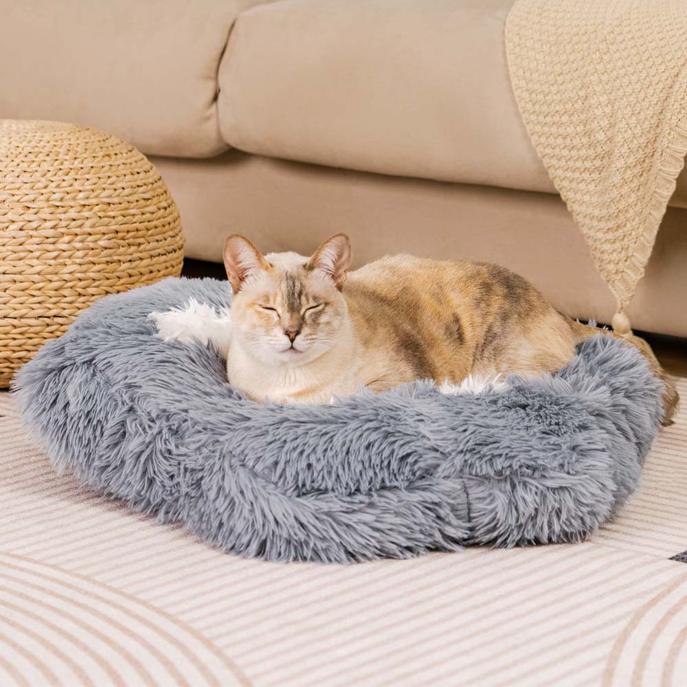 Lit pour chat lavable moelleux antidérapant et confortable - Pattes Spot - Image 2
