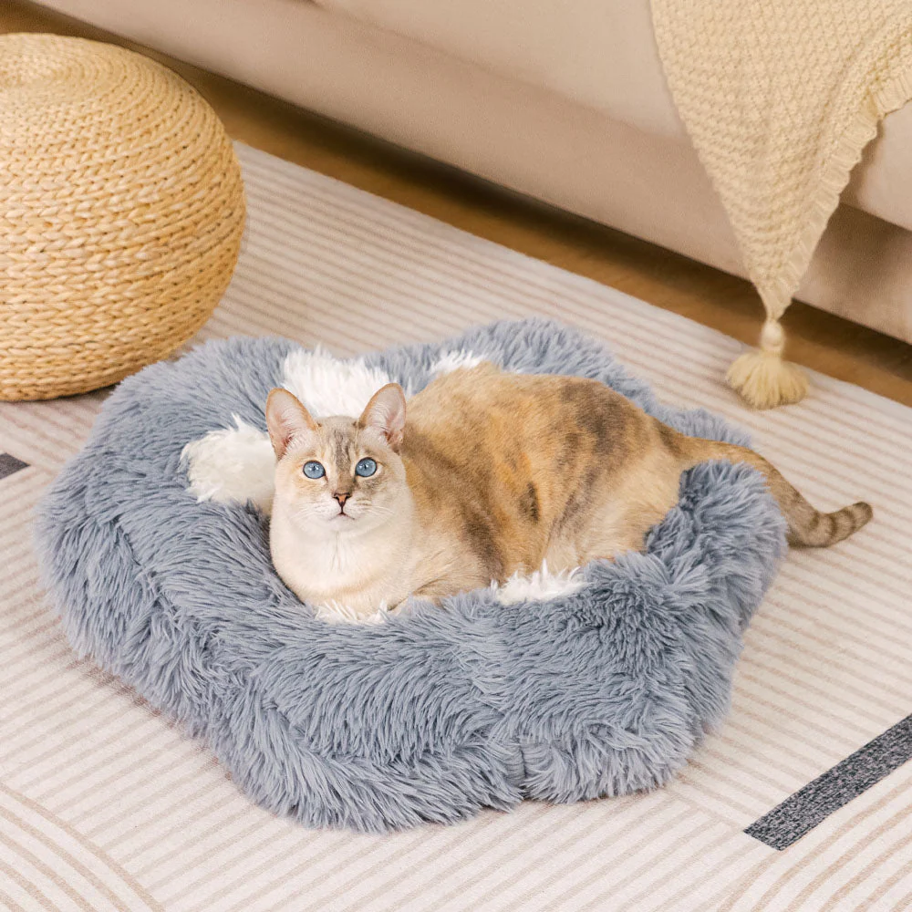 Lit pour chat lavable moelleux antidérapant et confortable - Pattes Spot - Image 3