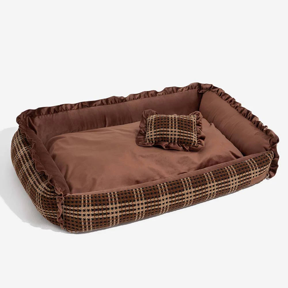 Lit pour chien classique luxueux et confortable lavable - Bliss Bolster - Image 12