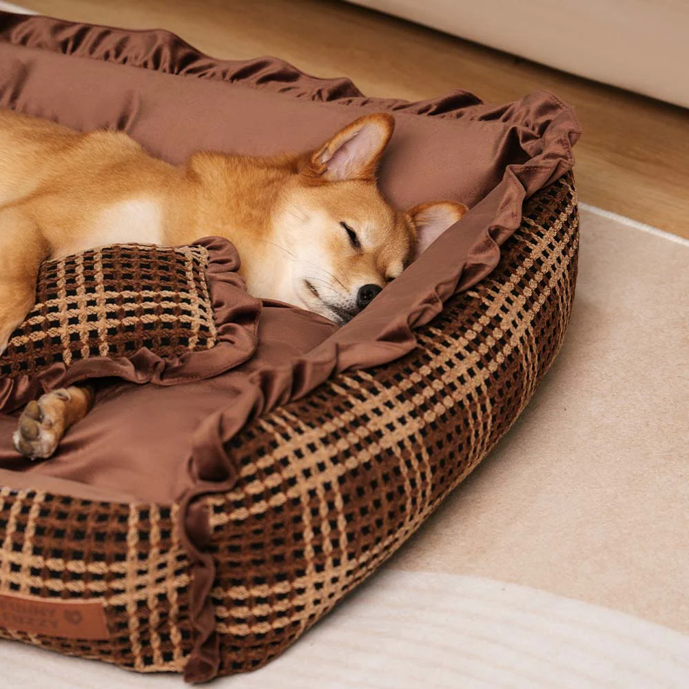 Lit pour chien classique luxueux et confortable lavable - Bliss Bolster - Image 3