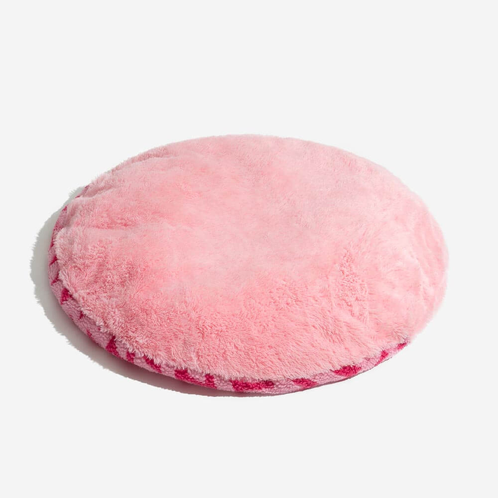 Lit pour chien en peluche à chevrons Retraite en peluche Le câlin chaleureux - Image 12