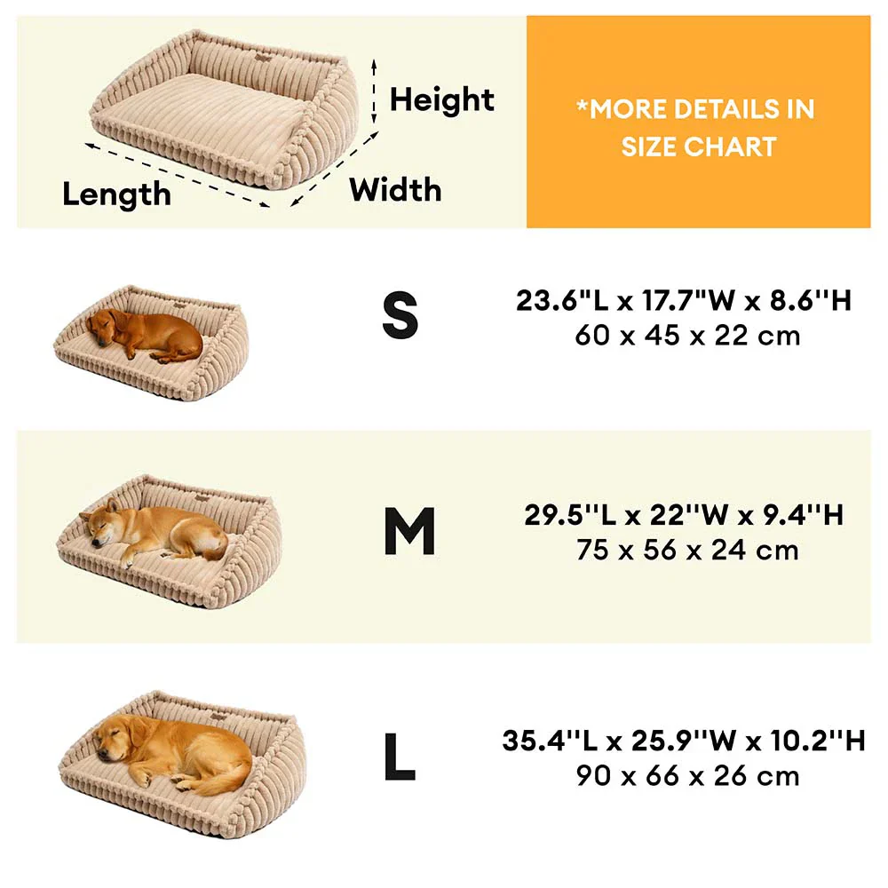 Lit pour chien en peluche orthopédique avec coussin wedge amovible - CozySlope - Image 7