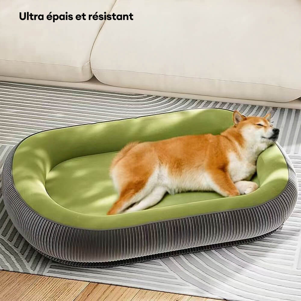 Lit pour chien en suède robuste et anti-rayures - Image 4